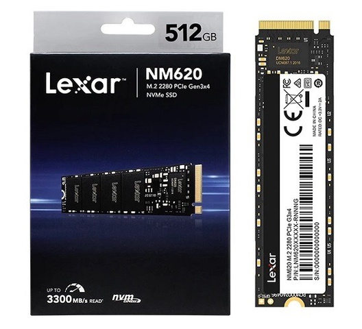 Lexar LNM620 Internal SSD 512GB- LNM620X512G-RNNNG