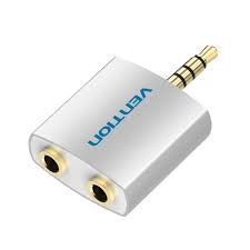 VENTION 4 POLE 3.5MM MALE TO 2*3.5MM FEMALE CONVERTER- VEN-BDAW0