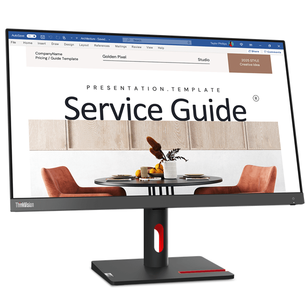 Lenovo ThinkVision S24i-30 23.8" FHD Monitor- 63DEKAT3UK