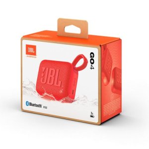 JBL GO4 Ultra-Portable Bluetooth Speaker-Red-JBLG04RED