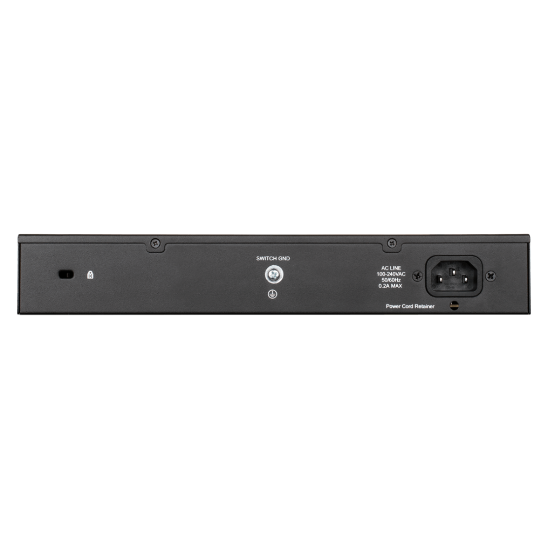 D-Link 8 Port PoE Gigabit Smart Managed Switch- DGS-F1100-10PS-E/B