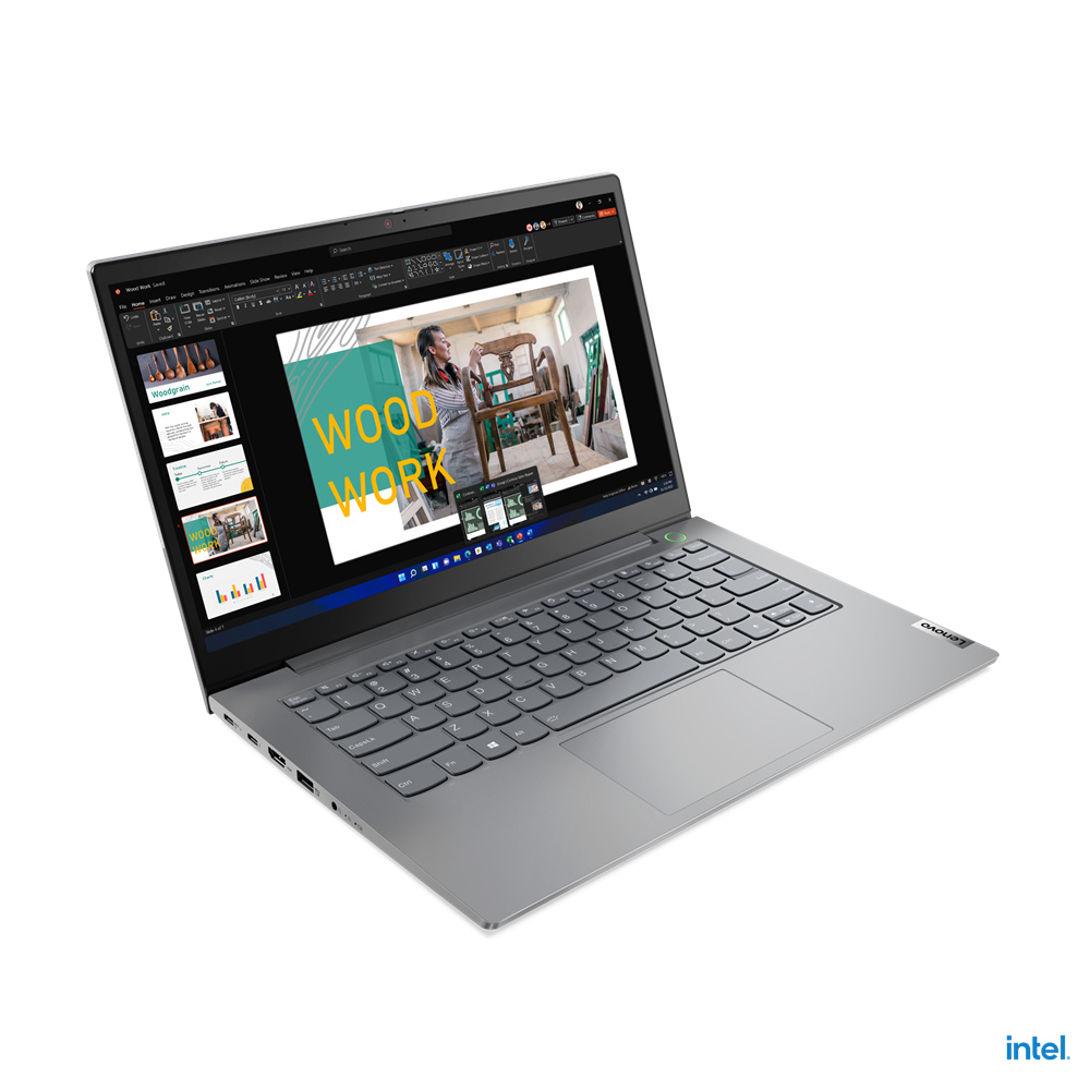 Lenovo ThinkBook 14 G4 IAP, Intel Core i5 1235U, 8GB DDR4 3200 (Up to 40GB Support), 512GB SSD M.2 2242 PCIe 4.0x4 NVMe, No OS, 14" FHD, No ODD - 21DH004GUE