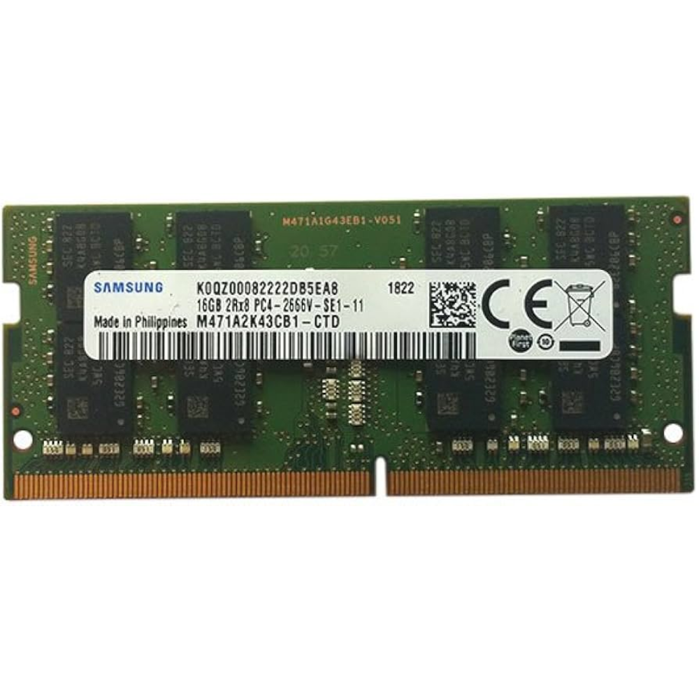 Samsung SK Hynix Micron 16GB PC4 2666 Laptop RAM