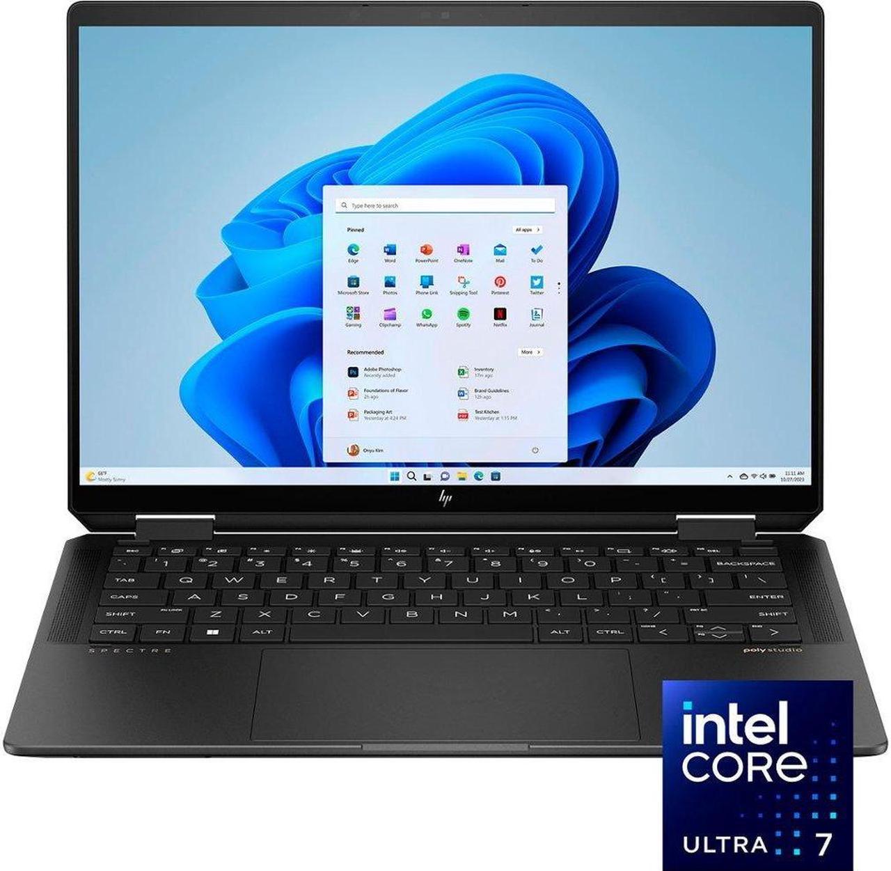 HP Spectre x360 2-in-1 14-eu0023dx 14" 2.8K OLED Touch-Screen Laptop Intel Evo Ultra 7 155H CPU Intel Arc Graphics 32GB RAM 2TB SSD Win 11