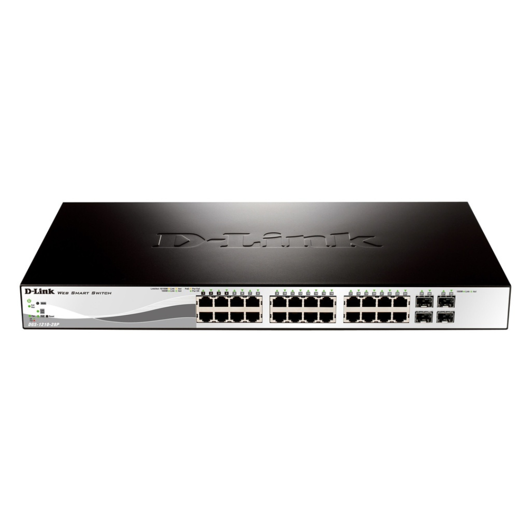 D-Link DGS-1210-28P 28-Port Gigabit PoE Switch- DGS-1210-28P