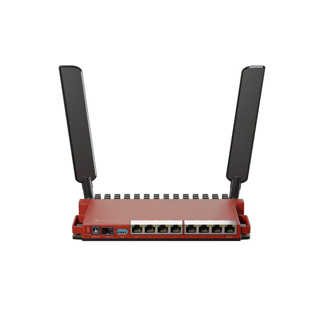 Mikrotik L009UiGS-2HaxD-IN Wireless Router, 2.4 GHz, Red