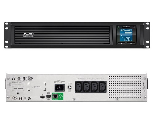 APC Smart-UPS C 1000VA LCD RM 2U 230V with SmartConnect - SMC1000I-2UC