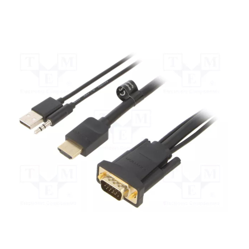 Vention Hdmi To Vga Cable With Audio Output1.5m-ABIBG