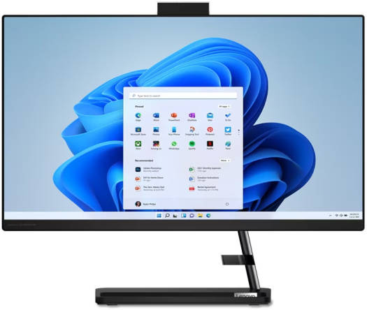 Lenovo IdeaCentre AIO 3 24IAP7, Intel Core i5 12450H, 8GB DDR4 3200, 512GB SSD M.2 2280 PCIe 4.0x4 NVMe, Windows 11 Home, 23.8" FHD, No ODD - F0GH017KUE