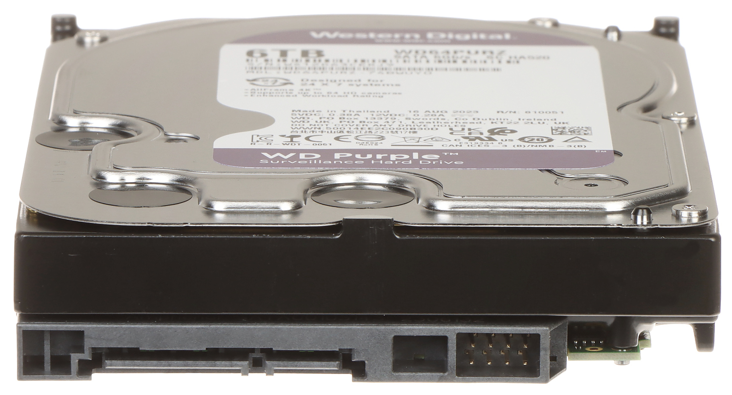 WD Purple Surveillance HDD 6TB – WD64PURZ