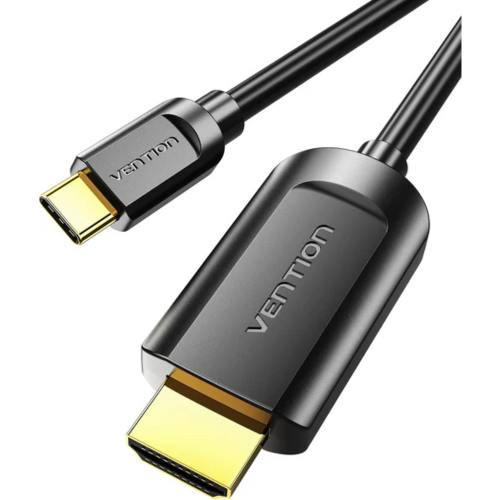 Vention Type-C to HDMI Cable 2M Black Metal Type - CGSBH
