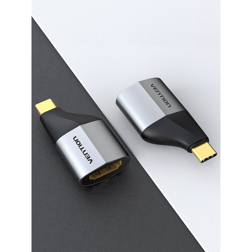 Vention Type‑C Male to HDMI Female Adapter Gray-TCAH0