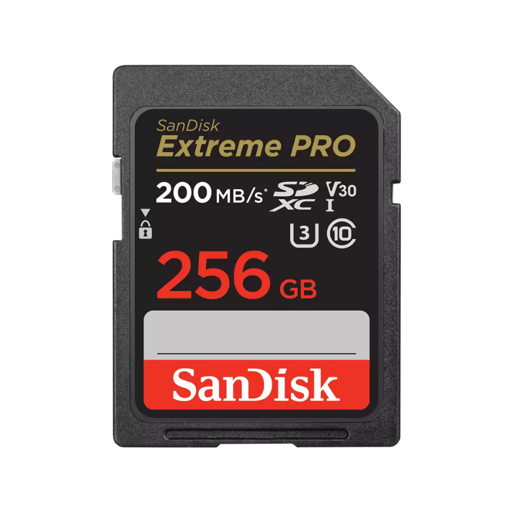 SanDisk Extreme PRO 256GB SDXC UHS-I Card 200MB/s