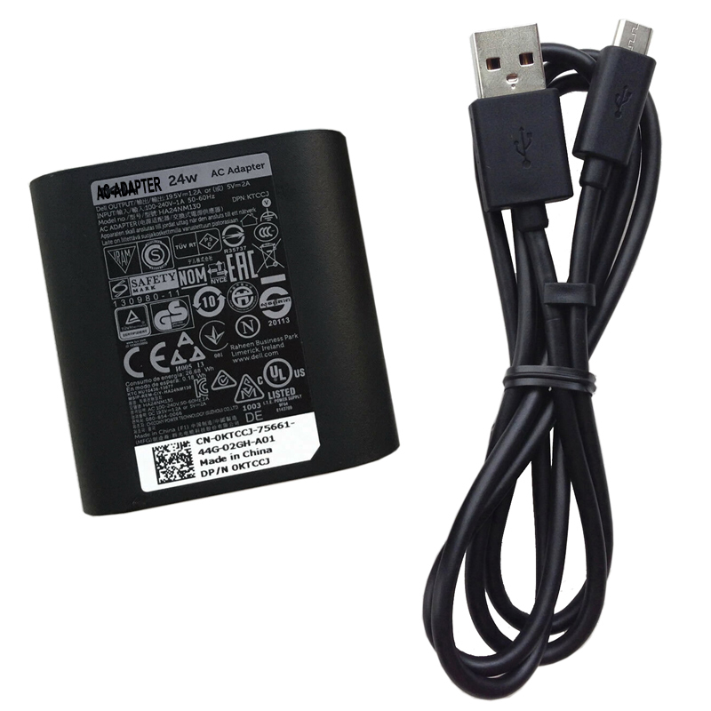 24W Power adapter for Dell Venue 11 Pro 7130 Tablet