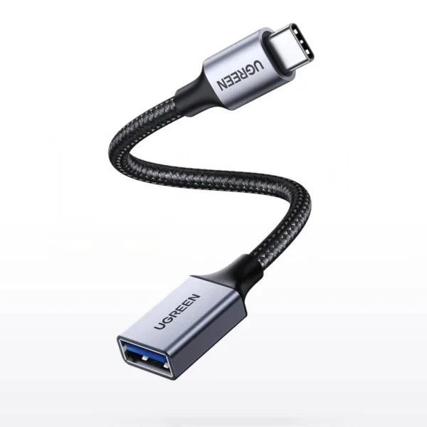 UGREEN US378 USB C male to USB 3.0 female  0.15m OTG (Black)