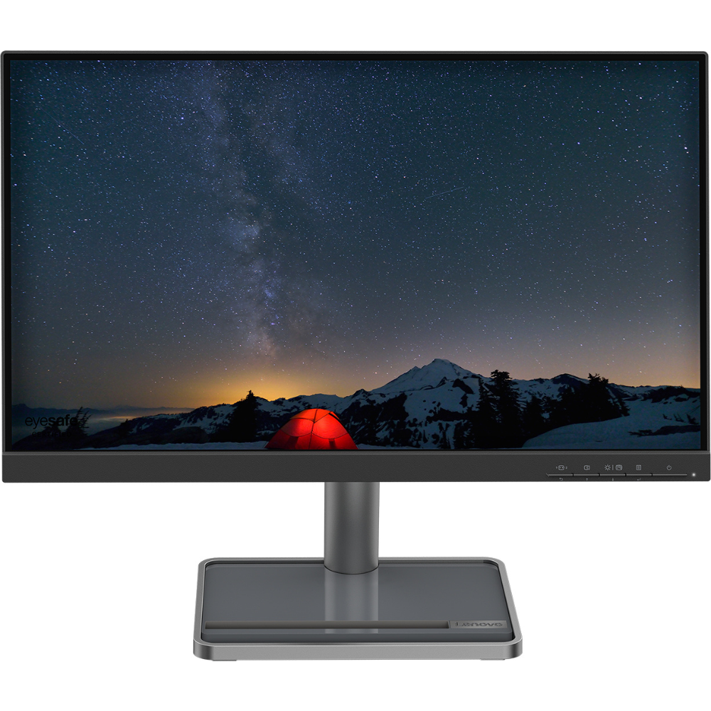 Lenovo L22i-30 21.5" FHD Monitor, Raven Black, VGA, HDMI- 66CAKAC1UK