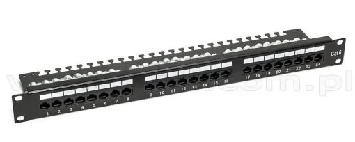Giganet Category 6A UTP 19" 48-Port Patch Panel - GN-C6A-UTP-PP-48