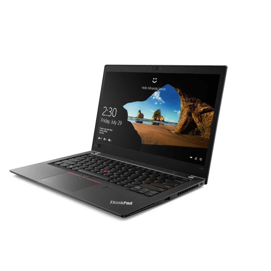 Lenovo ThinkPad T480s, Intel i5, 8GB RAM, 256GB SSD, 14"