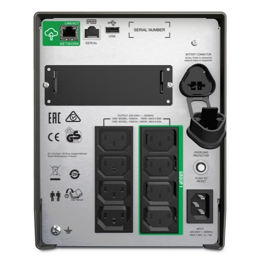 APC Smart-UPS C 1500VA LCD 230V with SmartConnect - SMT1500IC