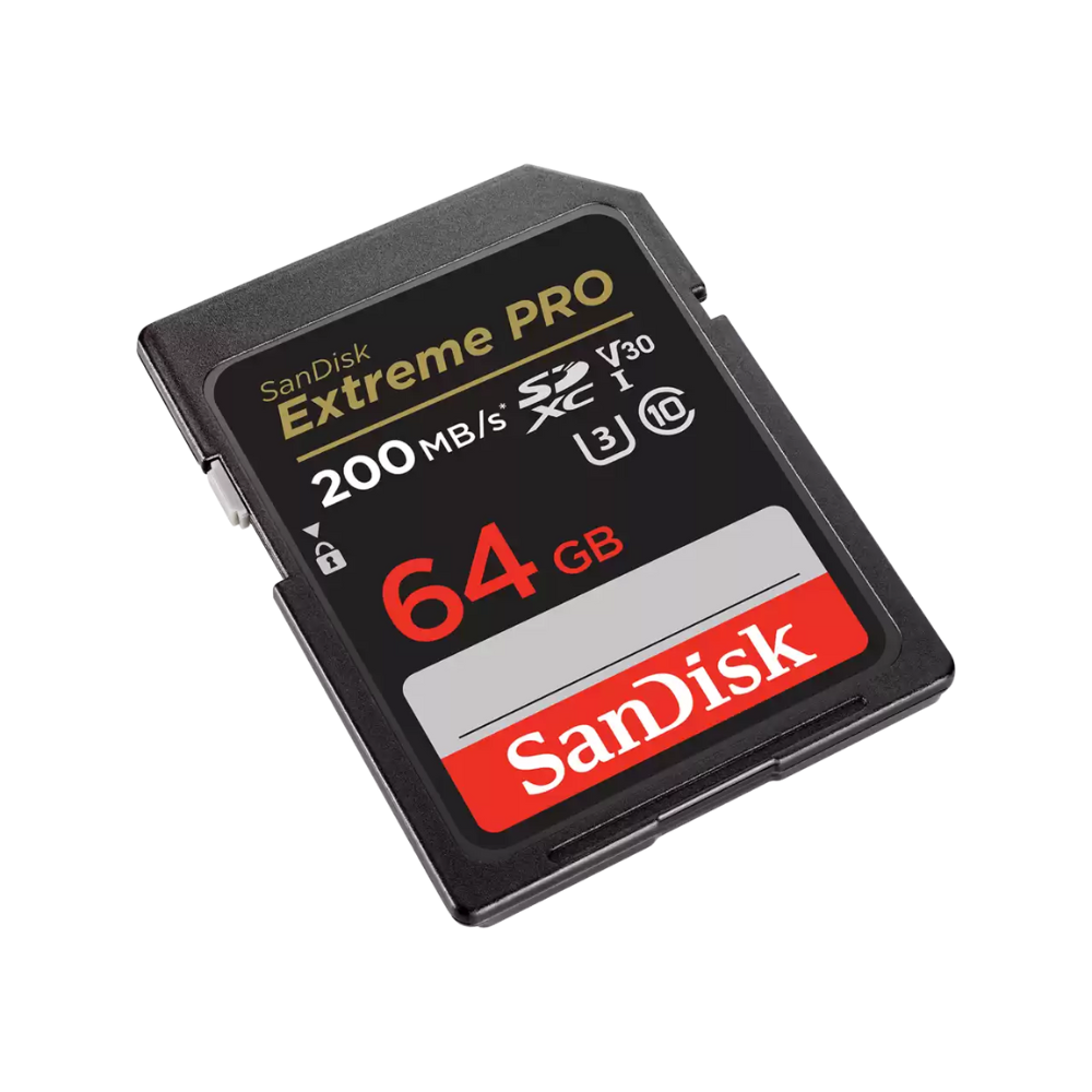 SanDisk Extreme PRO 64GB SDXC UHS-I Card 200 MBps