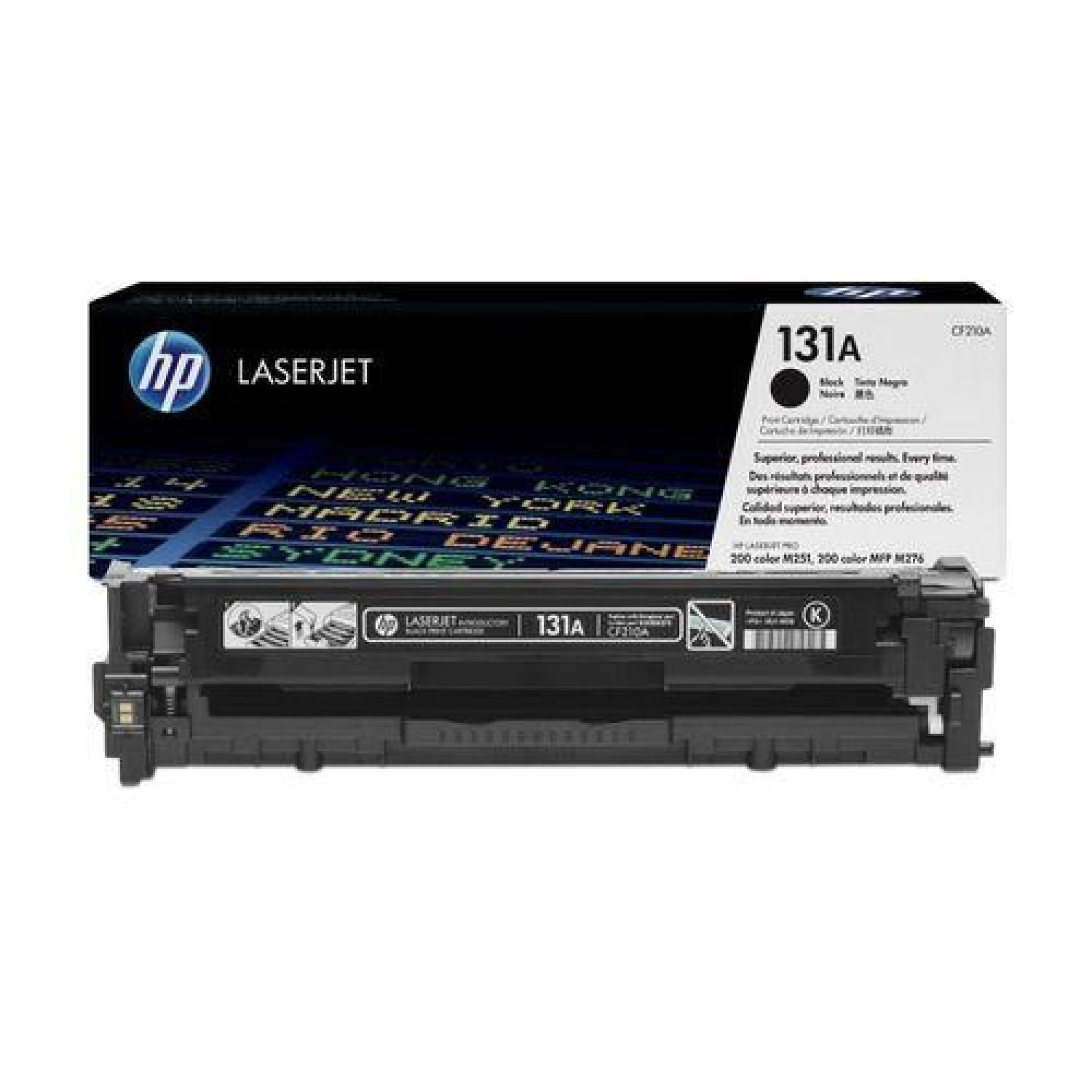HP 131A Black Original LaserJet Toner Cartridge (CF210A)