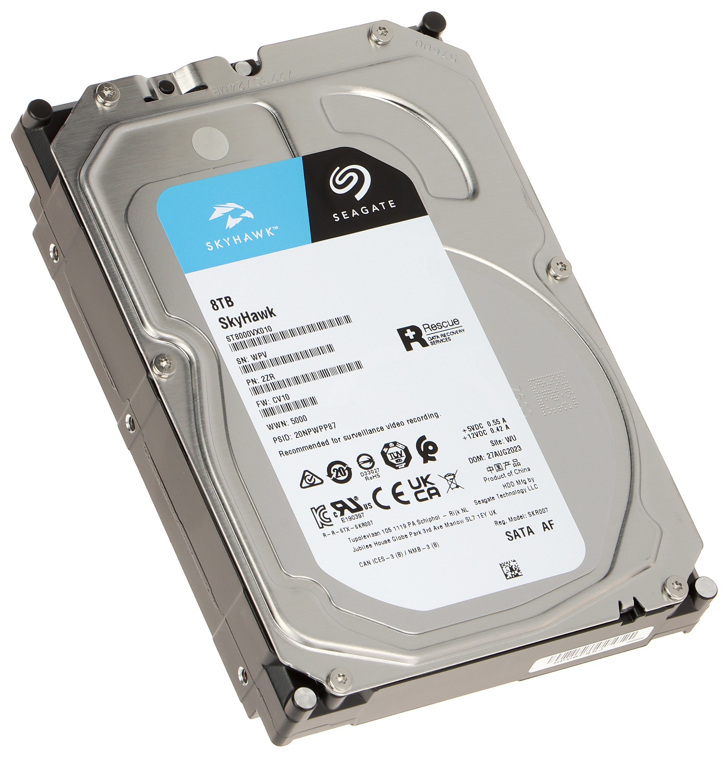 Seagate SkyHawk Surveillance HDD 8TB – ST8000VX010