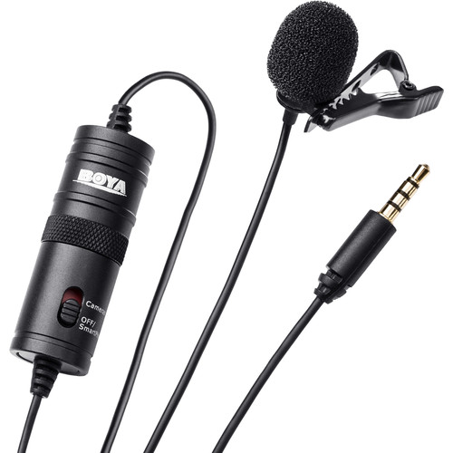 BOYA BY-M1 Omnidirectional Lavalier Microphone for Cameras