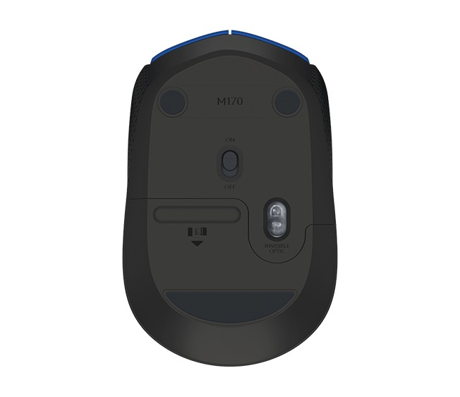 Logitech M171 Wireless Mouse Blue Grey - 910-006866