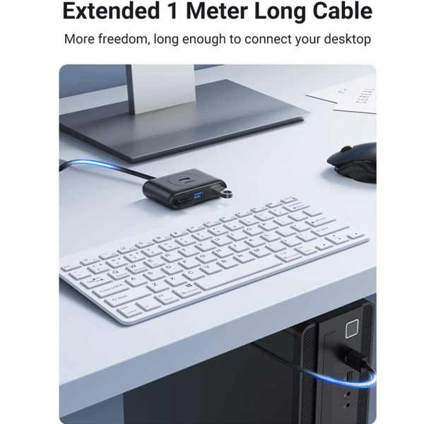 UGREEN 4-Port USB 3.0 Hub with USB-C & USB-A 2-in-1 interface 1M–UG-40850