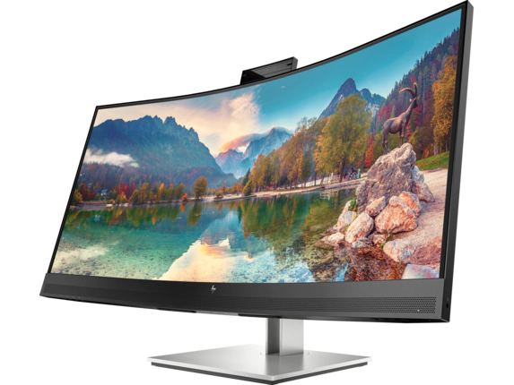 HP E34m G4 34" WQHD Curved USB-C Conferencing Monitor - 40Z26AS
