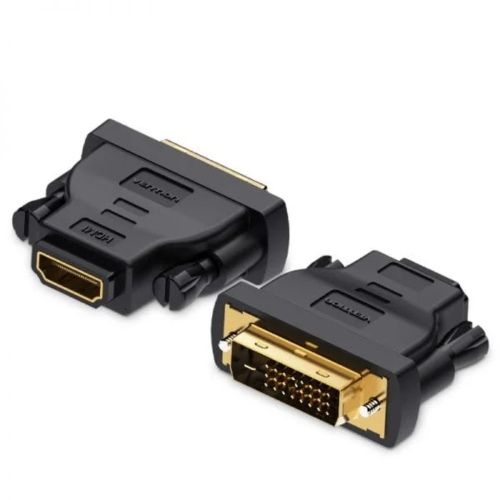 Vention DVI(24+1) Male to HDMI Female Adapter Black-ECDBO