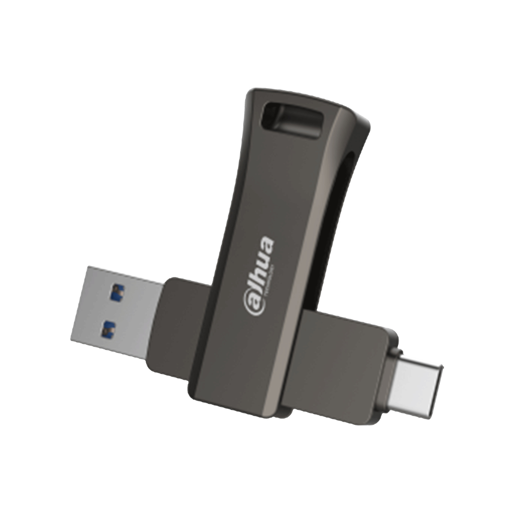 Dahua 32 GB Dual Drive USB3.2 Gen 1 Gray metal case, Type A & Type C interface - DHI-USB-P629-32-32GB