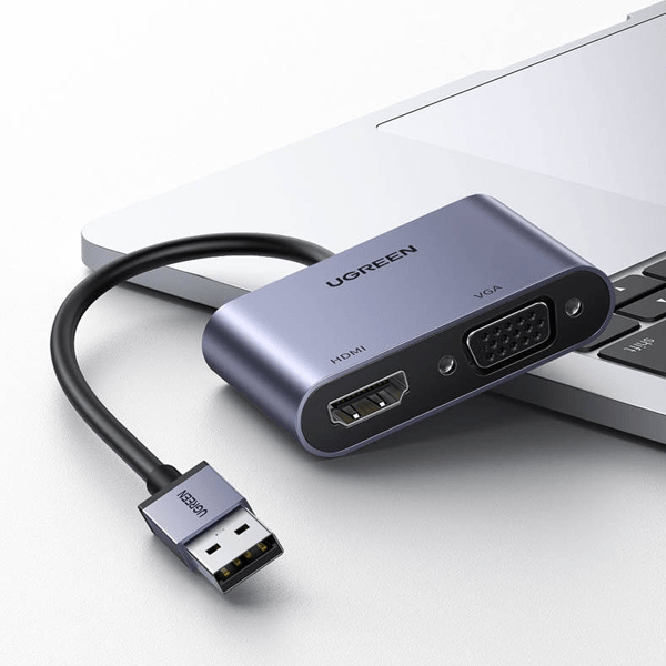UGREEN USB 3.0 to HDMI + VGA Converter – CM449 – UG-20518