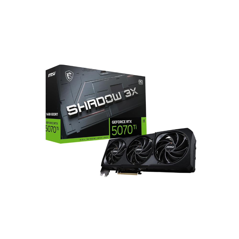 MSI Geforce RTX 5070 Ti SHADOW 3X 16GB GDDR7 -912-V53-456