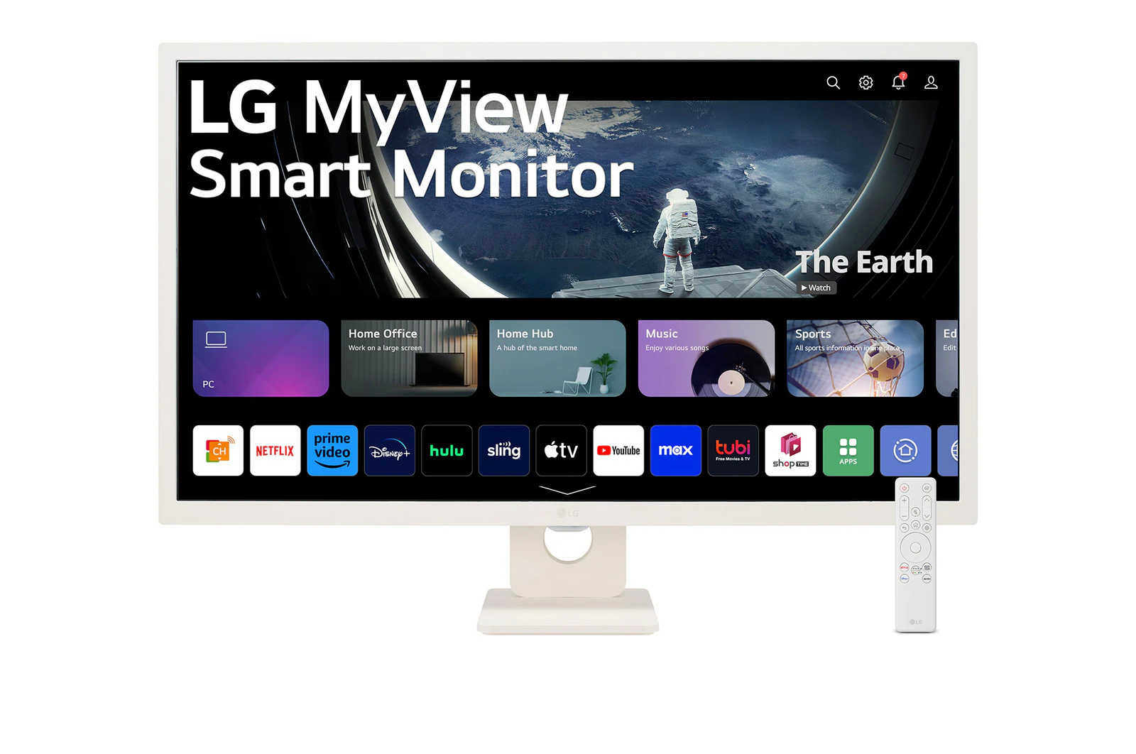 LG MyView 31.5" FHD Smart Monitor - 32SR50F-W