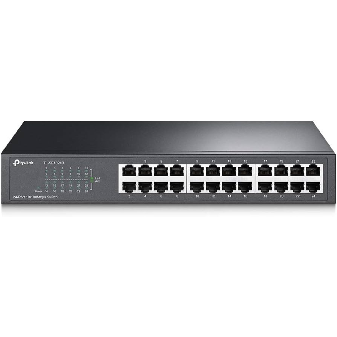 TP-Link 24-port 10/100Mbps Desktop/Rackmount Switch- TL-SF1024D