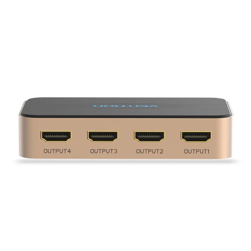 Vention 1 In 2 Out HDMI Splitter Gold-ACBG0