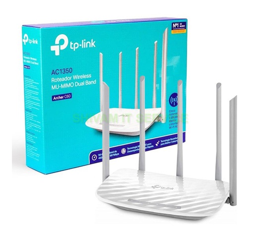 TP-Link AC1350 Wireless Dual Band Router- TL-ARCHER C60