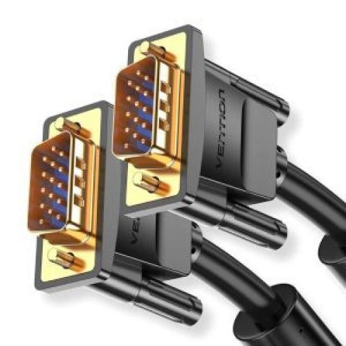 Vention VGA(3+9) Male to Male Cable 10M Black - DADBL