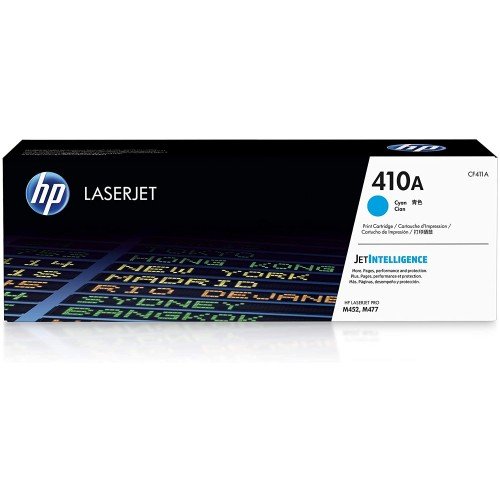 HP 410A Cyan Original LaserJet Toner Cartridge-CF411A