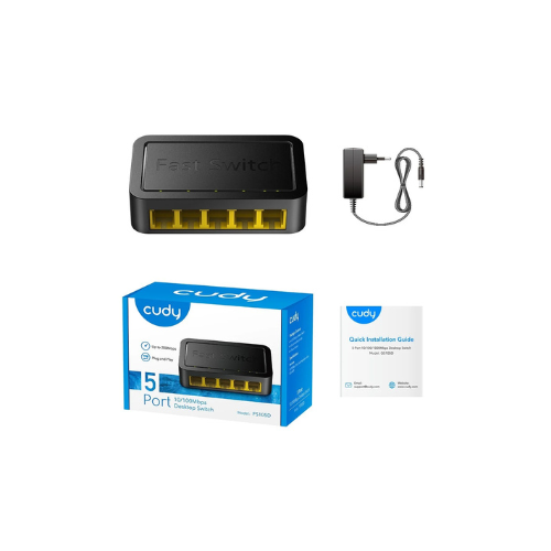 CUDY 5-PORT Gigabit plastic switch 5-FS105D