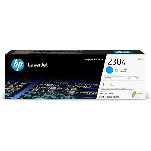 HP 230A Cyan Original LaserJet Toner Cartridge W2301A