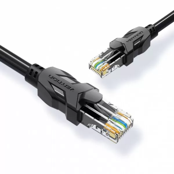 VENTION CAT6 UTP PATCH CORD CABLE 35M BLACK- VEN-IBEBU