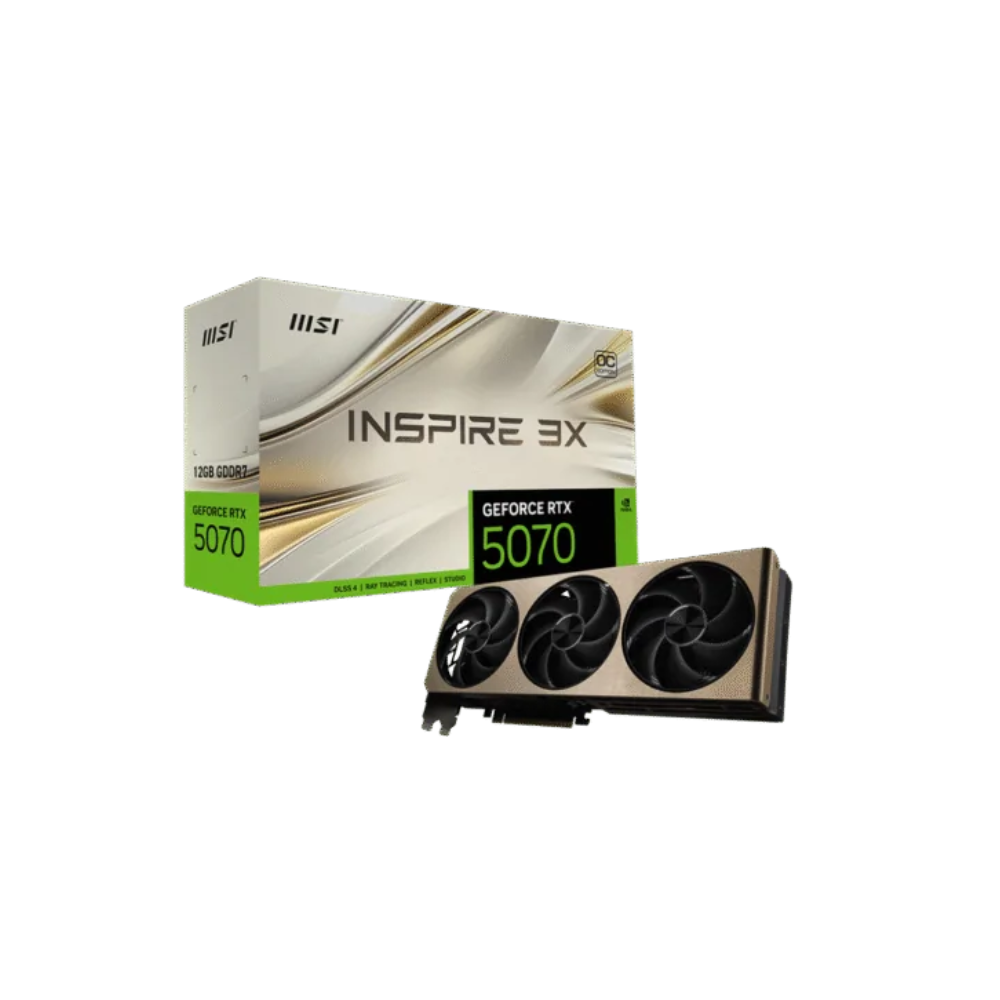 MSI GeForce RTX 5070 INSPIRE 3X 12GB GDDR7 – 912‑V532‑017