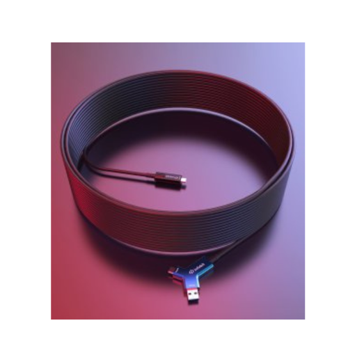 Infobit iFiber Y10-USB 3.2 A+C to C Active Optical Fiber Cable 33 ft