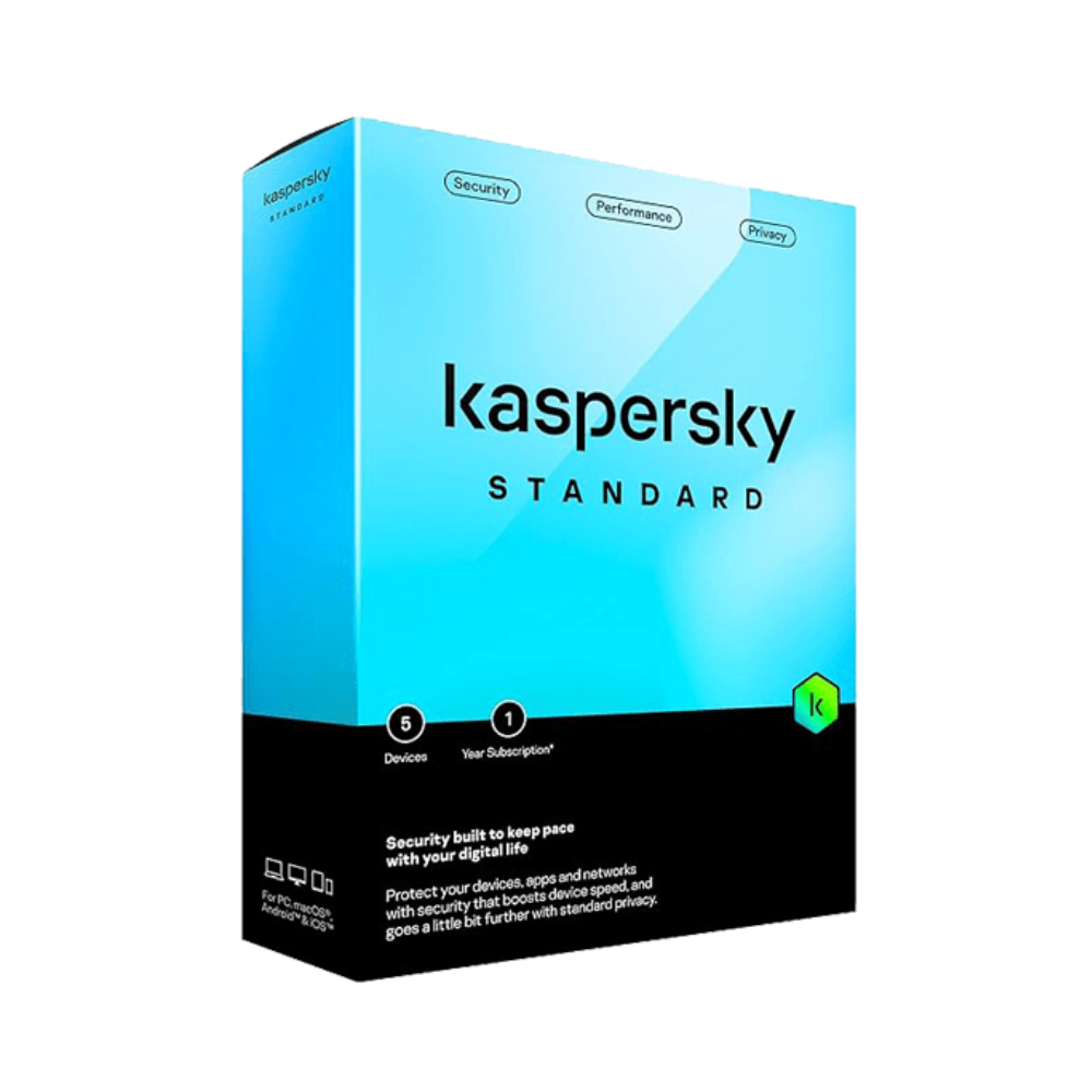 Kaspersky Standard – 5 User Antivirus Protection