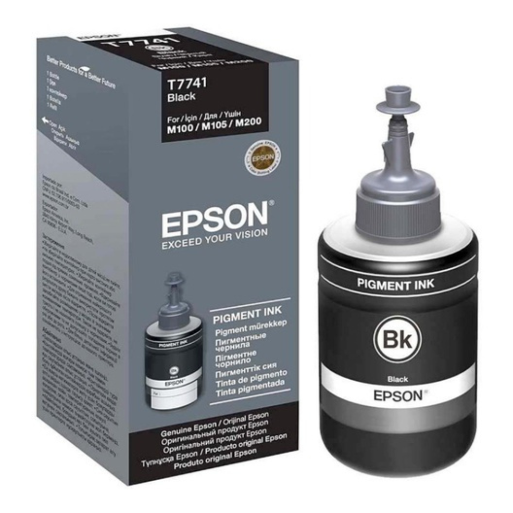 INK CART EPSON T7741 PIGMENT INK BLACK - C13T77414A