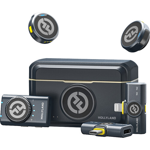 Hollyland LARK M2 DUO Wireless Combo Mic System - 2-Person