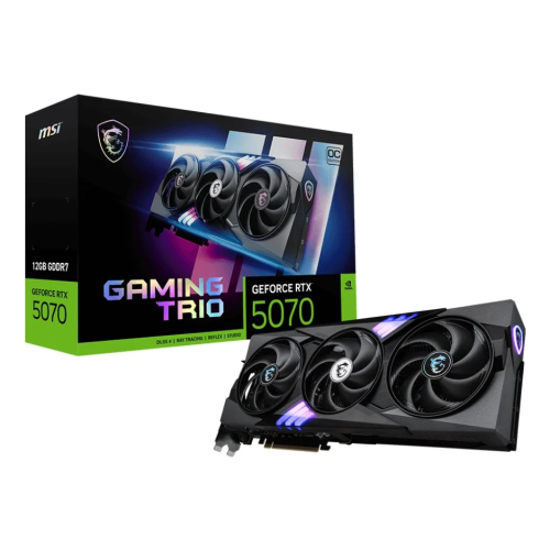 MSI GeForce RTX 5070 12GB GAMING TRIO OC –912V532-019
