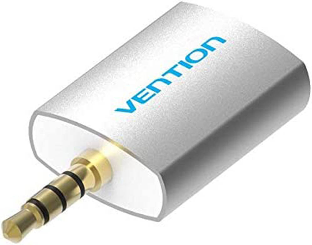 VENTION 4 POLE 3.5MM MALE TO 2*3.5MM FEMALE CONVERTER- VEN-BDAW0